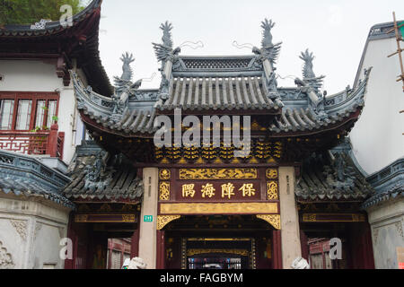 Chenghuang Tempel (Stadt Gottes Tempel), Shanghai, China Stockfoto
