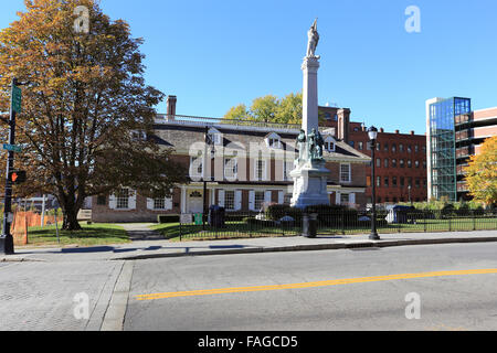 Historische Philipse Manor Hall Downtown Yonkers New York Stockfoto