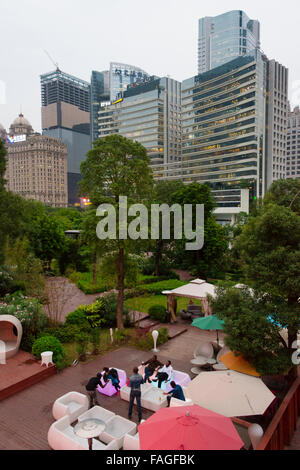 Hoher Anstieg der Innenstadt, Guangzhou, Guangdong Provinz, China Stockfoto