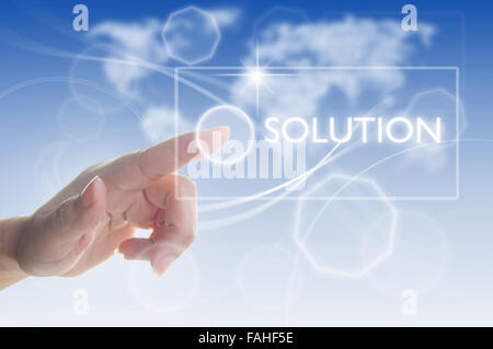 Business-Lösung Stockfoto