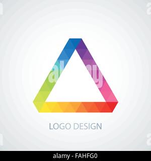 Vektor-Illustration Logo Dreieck. Stock Vektor