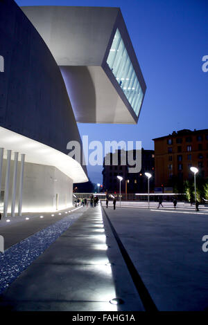 Rom, Italien - 22. November 2009: MAXXI Museum Eröffnung in Rom, Italien Stockfoto