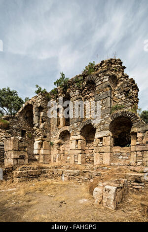 Nysa wurde die antike Stadt von Karien. Jetzt im Stadtteil Sultanhisar von Aydın Provinz der Türkei Stockfoto