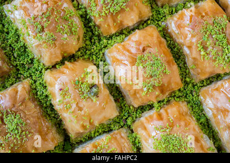 Baklava aus der türkischen Küche Stockfoto