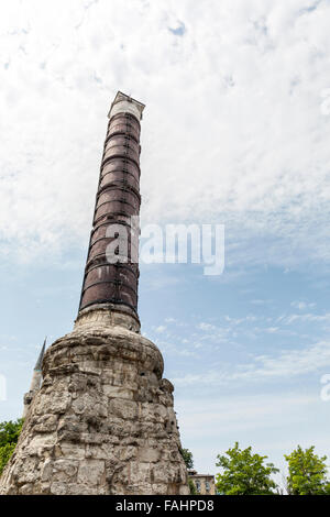 Spalte von Constantine in Fatih Bezirk von Istanbul, Türkei. Stockfoto