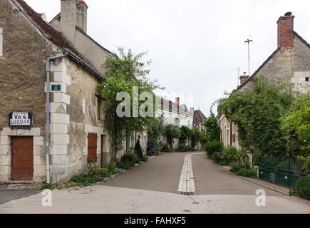 Chedigny, Frankreich, ein typisch malerischen französischen Dorf in der Region Loire-Tal. Stockfoto