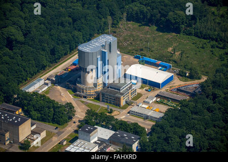 Luftaufnahme, Forschungszentrum Jülich, stillgelegten AVR-Hochtemperatur-Reaktor Jülich, Jülich, Niederrhein braun Kohlen Stockfoto