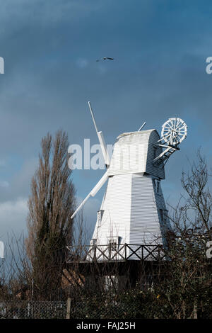 Die markante und berühmte Roggenmühle ist Klasse-zwei unter Denkmalschutz und wurde die Inspiration für Künstler und Fotografen. Stockfoto