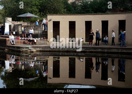 Cleveland-Pools, Hampton Zeile, Bath, Somerset, England Stockfoto