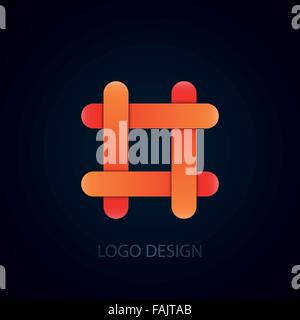 Vektor-Illustration abstrakt Business logo Stock Vektor