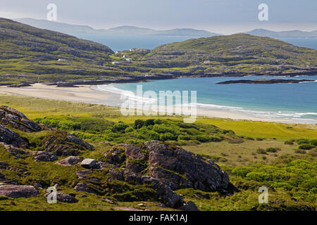 Derrynane Bay in der Nähe von Caherdaniel am Ring of Kerry, County Kerry, Irland Stockfoto