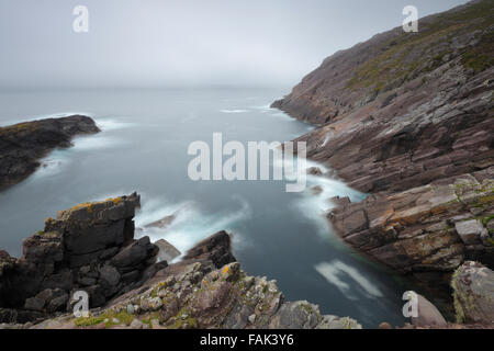 Hog's Head Klippen in der Nähe von Waterville, County Kerry, Irland Stockfoto