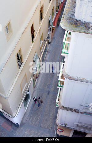 Calle Barrie in alte Stadt, Cádiz, Andalusien, Spanien Stockfoto