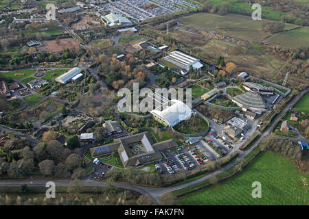 Luftaufnahme der Zoo von Chester, Cheshire, UK Stockfoto