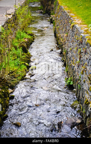 Stream in Monschau Deutschland Stockfoto