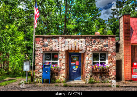 United States Post Office in Couderay, Wisconsin Stockfoto