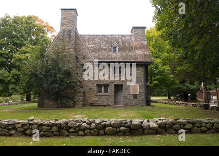 Henry Whitfield Haus Guilford CT Stockfoto