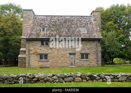 Henry Whitfield Haus Guilford CT Stockfoto