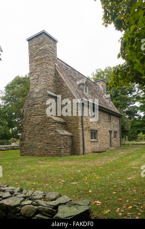 Henry Whitfield Haus Guilford CT Stockfoto