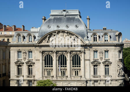 Barocke Fassade des Hôtel De La Caisse d ' Epargne (1904) auf Platz Estrangin Pastré Marseille oder Marseille Frankreich Stockfoto