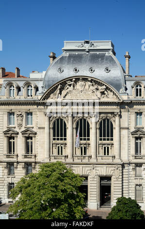 Barocke Fassade des Hôtel De La Caisse d ' Epargne (1904) auf Platz Estrangin Pastré Marseille oder Marseille Frankreich Stockfoto