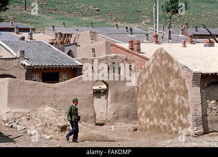 Dorfleben in der Inneren Mongolei, China Stockfoto