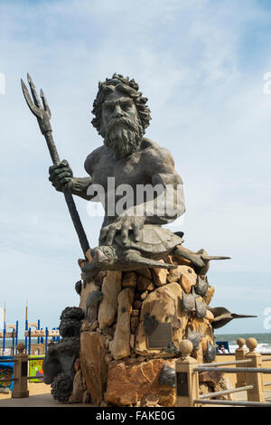 König Neptun-Statue Virginia Beach, VA Stockfoto