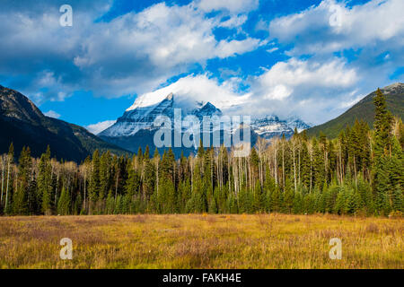 Mount Robson Provincial Park in British Columbia Kanada Stockfoto