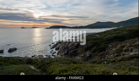 Unberührte Strände Wilsons Promontory Nationalpark Stockfoto