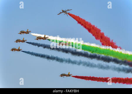 Al Fursan Al Ain Air Show 2015 in Al Ain, Vereinigte Arabische Emirate Stockfoto