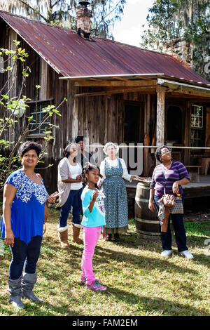 Gainesville Florida, Dudley Farm State Park, Homestead and Living History Museum, Grundstück, Senioren, alte Bürger, Rentner, Rentner, Rentner Stockfoto