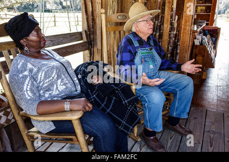 Gainesville Florida, Dudley Farm State Park, Homestead and Living History Museum, Grundstück, Senioren, alte Bürger, Rentner, Rentner, Rentner Stockfoto