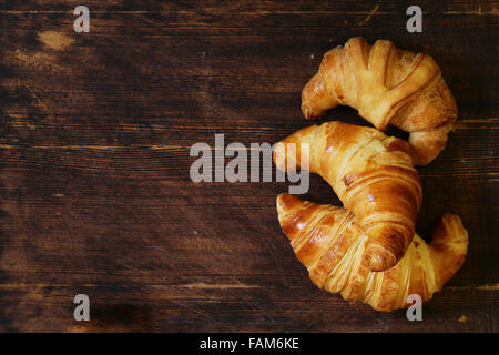 traditionellen Croissants zum Frühstück Stockfoto