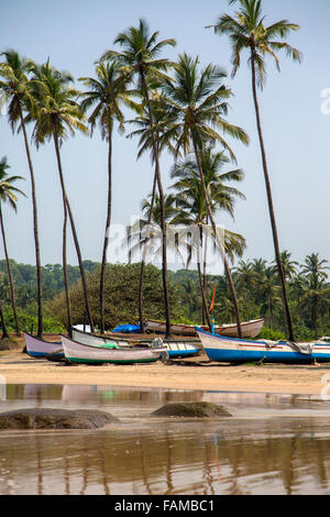 Strand in Anjuna, Goa, Indien Stockfoto