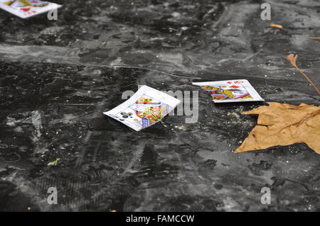 Königinnen im Dreck Stockfoto