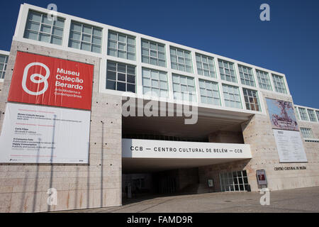 Portugal, Lissabon, Eingang zum kulturellen Zentrum von Belem (Portugiesisch: Centro Cultural de Belém - CCB) Stockfoto