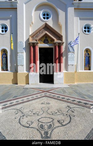 Die griechisch-orthodoxe Kirche Christi, (Agia Paraskevi), Kos-Stadt, Insel Kos, Dodekanes-Gruppe von Inseln Süd Ägäis Griechenland Stockfoto