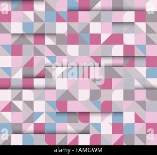 Nahtlose abstrakte geometrische Muster Stock Vektor