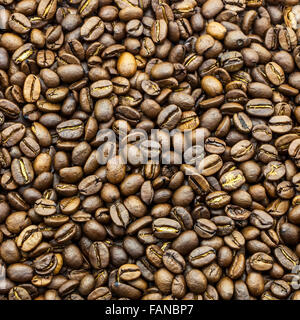 Makro Coffee Bean Quadrat-format Stockfoto