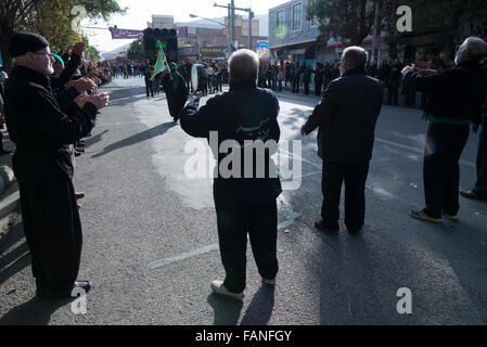 Ashura Prozessionen. Bidjar. Iran. Stockfoto