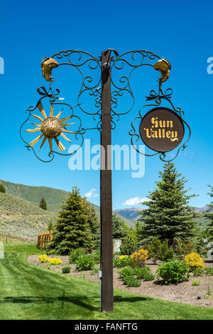Idaho, Sun Valley, Schilder, Sommer Stockfoto