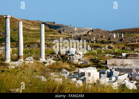 Griechenland, Kykladen, Mykonos, Delos, Kapelle des Dionysos Mit