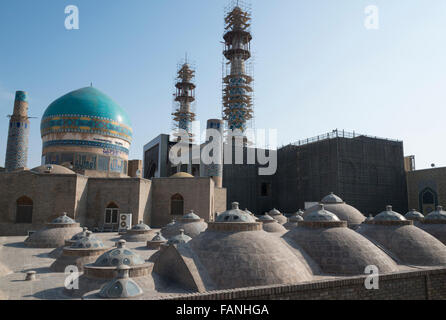 Rund um den Schrein Komplex. Haram-e Razavi. Mashhad. Iran. Stockfoto