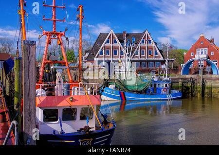 Neuharlingersiel Hafen - Neuharlingersiel Hafen 03 Stockfoto