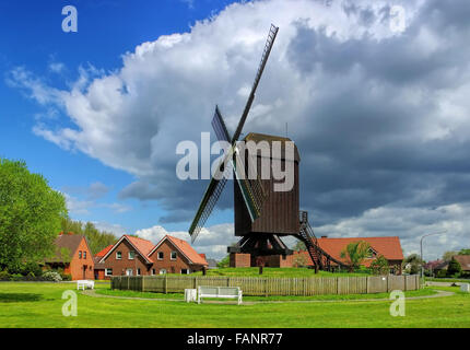 Papenburg Bockwindmuehle - post Mühle Papenburg 02 Stockfoto