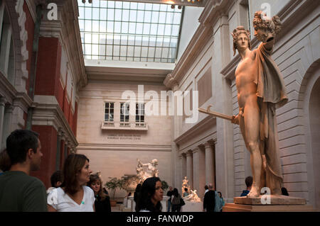 Metropolitan Museum of Art, New York, USA. Griechisch und Roman Art Gallery, umfasst die Sammlung des Museums der griechischen und römischen Kunst Stockfoto