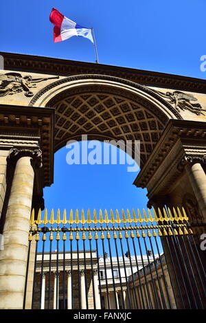 Eingang, Palais De La Légion d ' Honneur, Paris, Ile de France, Frankreich Stockfoto