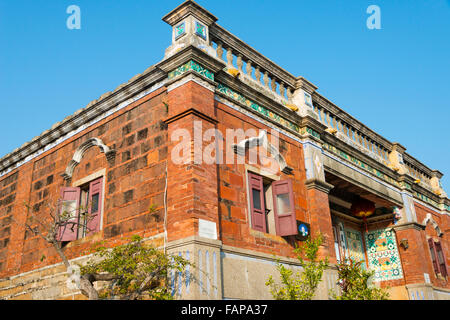 Historische Häuser in Kinmen Shuitou Siedlung, Jinchen Stadt, Taiwan Stockfoto