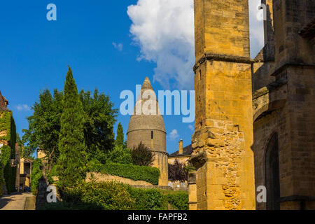 Lanterne des Morts (The Lantern der Toten), Sarlat-la-Canéda, Dordogne, Frankreich Stockfoto