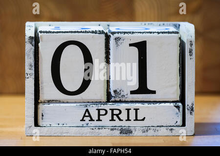 Aprilscherz Stockfoto
